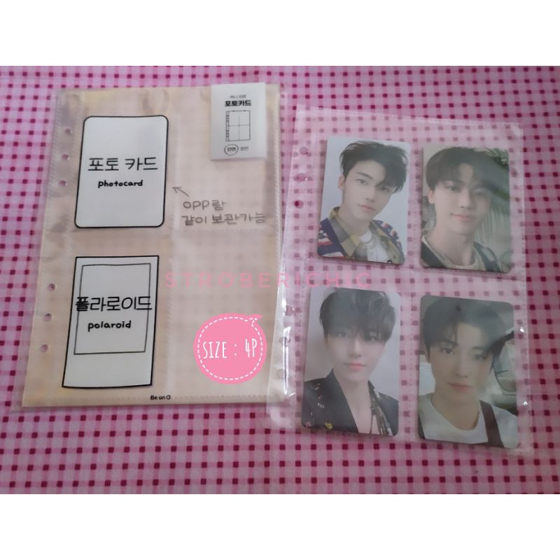 Ready Stock BeOnD Luluroom Sleeve Binder A5 4P 1P 6 Rings Kpop Photocard Collection