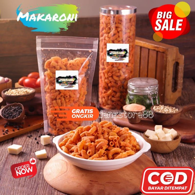 

Makaroni Bantet Pedas Daun Jeruk kriug gurih 100gr