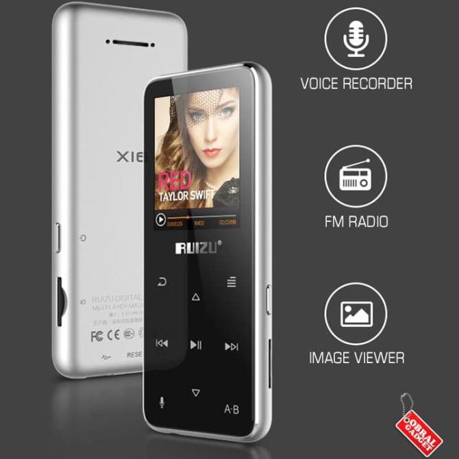 Y8Ttr7I- Ruizu X16 Mp3 Mp4 Audio Player Bluetooth Hq Sq Flac Lossless Portable - Perak Te57Et-