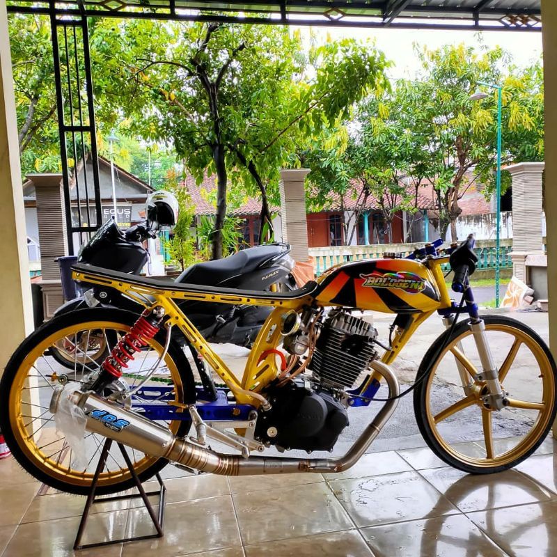Knalpot DOS Muffler GL TIGER MP CB Semi Kompetisi Original Yogjakarta