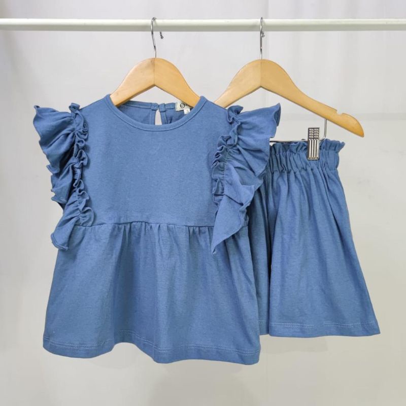 Set Moza Setelan Anak Moza Smilee Size 1,2,3,4,5 Tahun