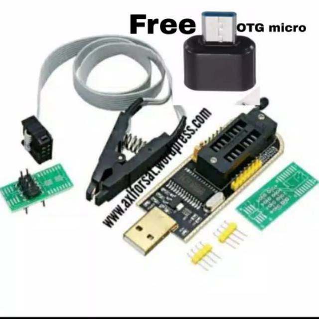 CH341A dan penjepit IC Eeprom