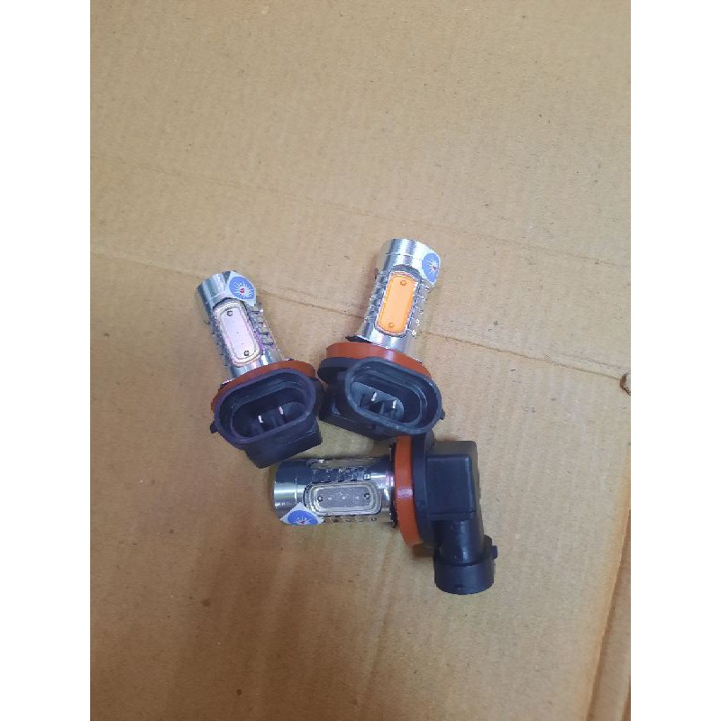 Lampu foglamp Led H11/H8/H11 COB Lensa fokus terang hemat daya semua mobil foglamp "hargasepasang'"