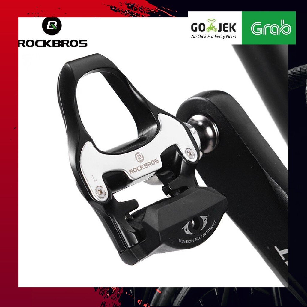 ORIGINAL KUNCI SEPATU PEDAL SEPEDA - ROCKBROS Self-locking Pedal Ultralight 2PCS - SPD-SL