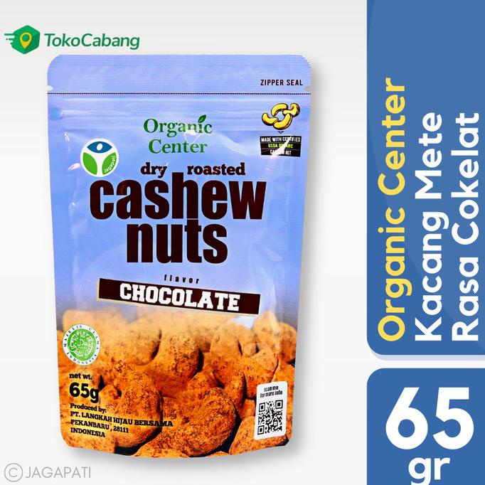 

Organic Center - Cashew Choco 65gr - Cashew Nuts - Kacang Mede Coklat