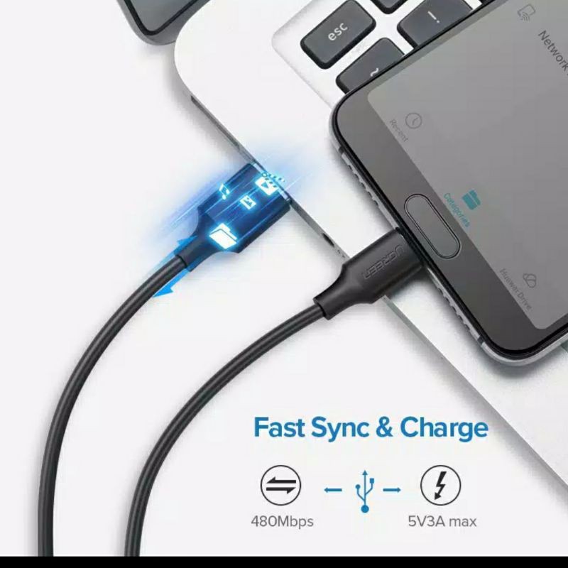 Ugreen Type C Cable Fast Charging 3A