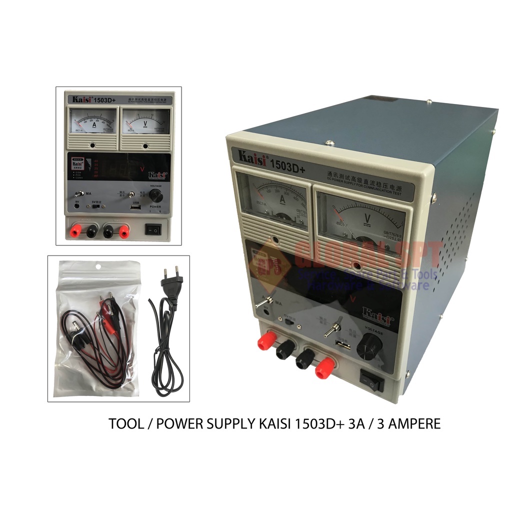 TOOLS / TOOL POWER SUPPLY KAISI 1503D+ 3A / 3 AMPERE