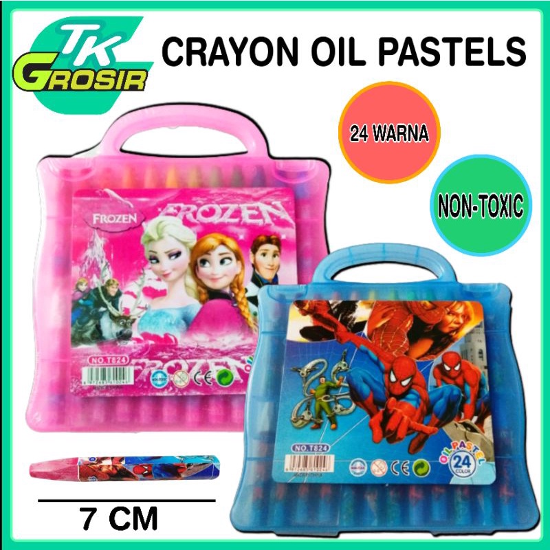 

crayon oil pastel 24 warna/krayon warna/krayon 24 warna