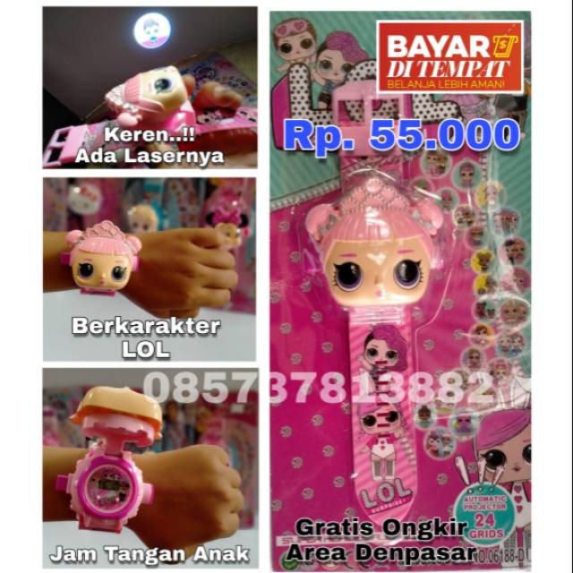 JAM TANGAN ANAK LASER