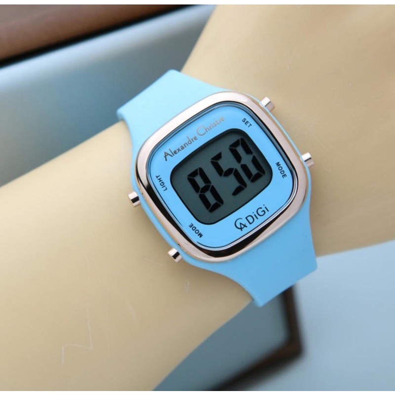 JAM TANGAN ALEXANDRE CHRISTIE AC 9336 WANITA!! MURAH MERIAH GARANSI RESMI!-BIRU MUDA