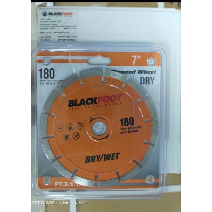 MATA GERINDA 7 INCH UNTUK KERAMIK GRANIT BETON 180 MM
