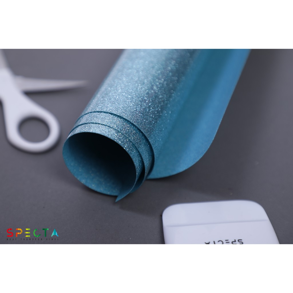 POLYFLEX GLITTER KOREA SPECTAFLEX GLITTER GT-15 HTV LIGHT BLUE