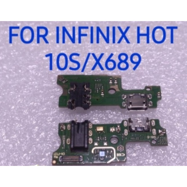 Fleksibel Flexibel Flexible Papan PCB Con Cas Con TC Konektor Charger Infinix Hot 10s X689