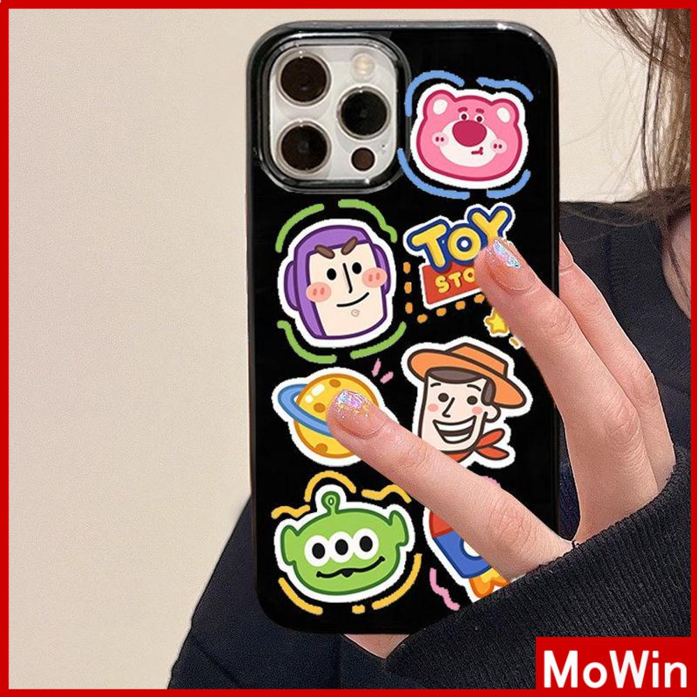 iPhone Case Silicone Soft Case Black TPU Glossy Big Hole Camera Protection Shockproof Cute Cartoon For iPhone 13 Pro Max iPhone 12 Pro Max iPhone 11 Pro Max iPhone 7Plus iPhone x