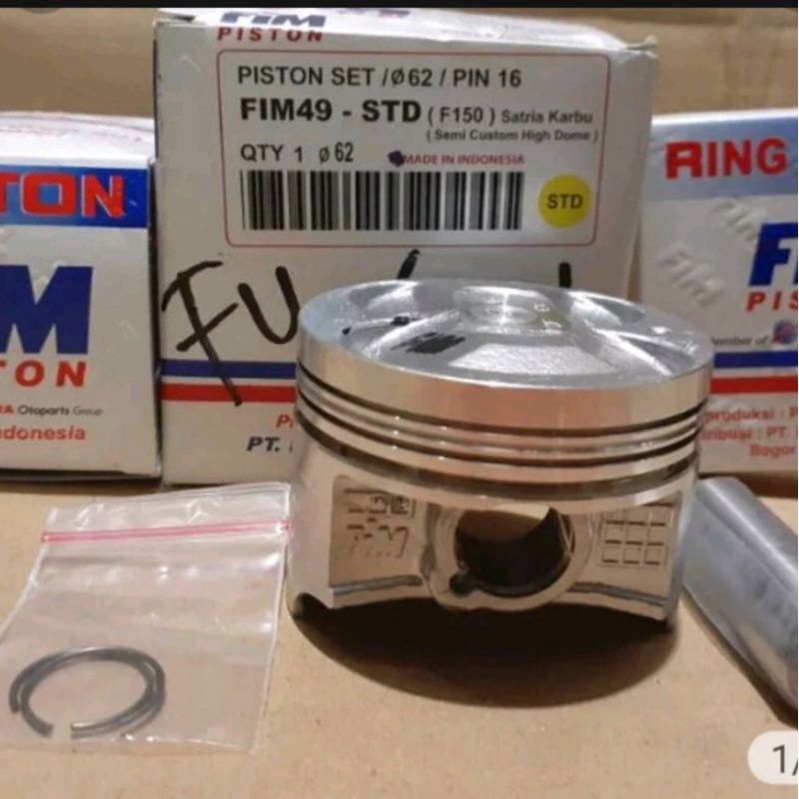 piston kit satria fu 150 oversize 0 std FIM