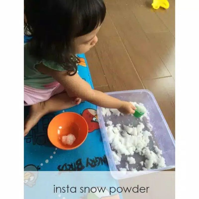 (TERMURAH ) salju buatan 30 gram / salju heboh / snow / mainan anak murah / mainan edukasi