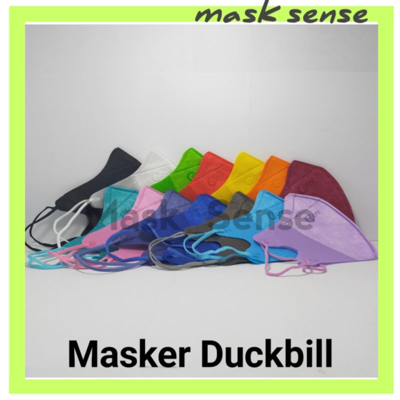 Alkindo / CCare / Bosson Masker Duckbill warna Face Mask 50 pcs / box