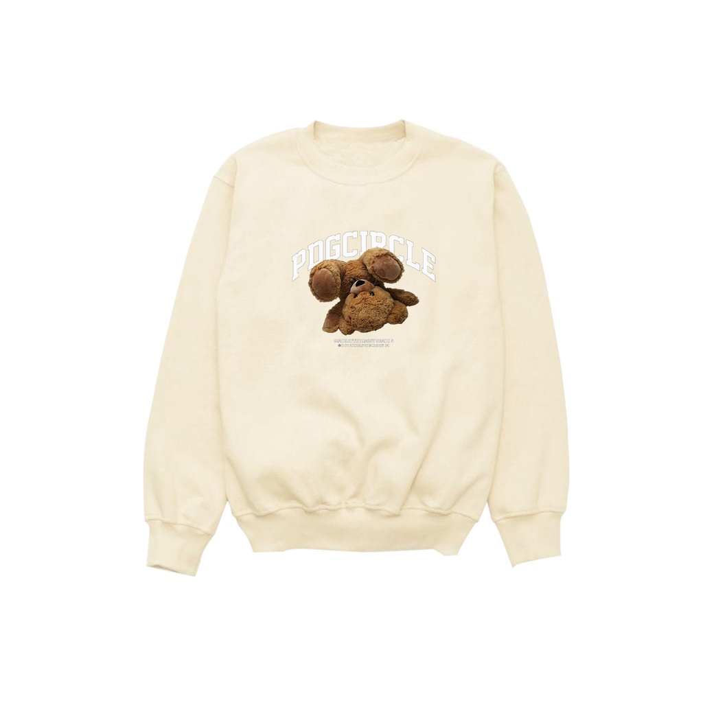 DOZY - CREWNECK SWEATER CREAM MOTIF