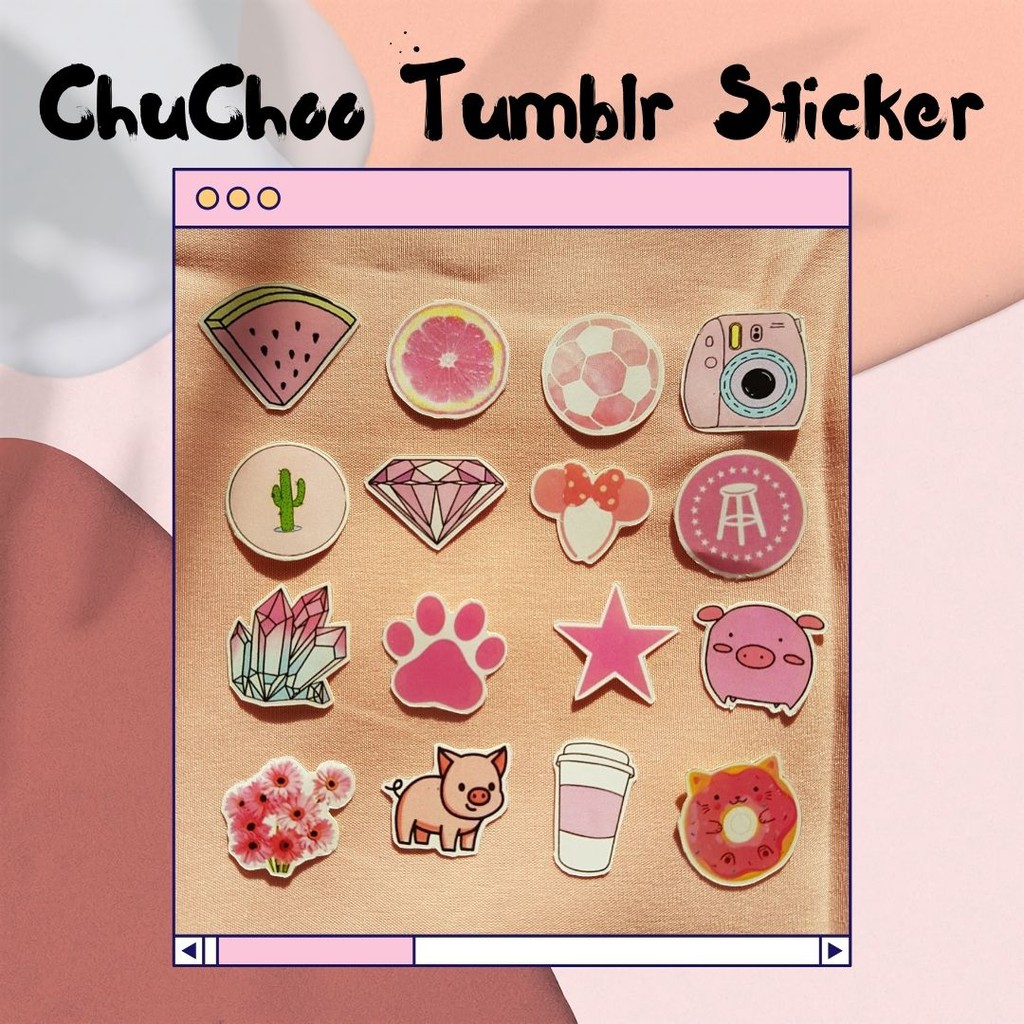 

ChuChoo Tumblr Sticker Decoration untuk diary / planner / notebook / jurnal (Sudah dicutting)