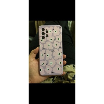 case samsung A32 4G motif sakura purple(preloved)