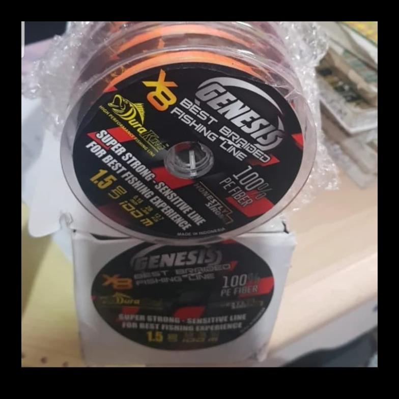 UPDATE SENAR BRAID PE DURAKING GENESIS X8 100 METER ALAT PANCING TERLARIS DAN MURAH AL2