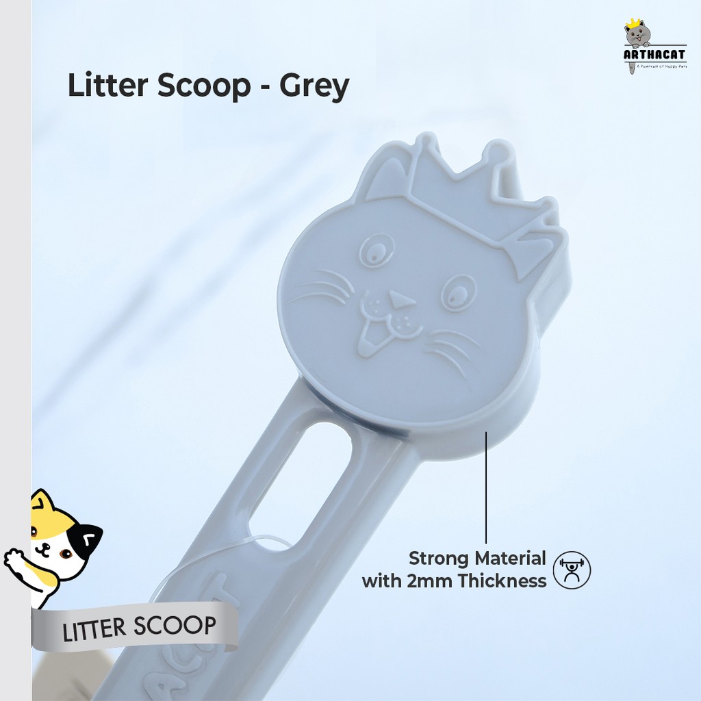 JCbrella X ARTHACAT _LITTER SCOOP - SEROKAN PUP PASIR KUCING