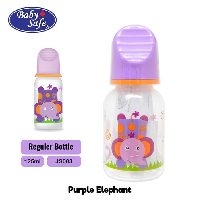 Baby Safe Feeding Bottle 125ml JS003 - Botol Susu Bayi