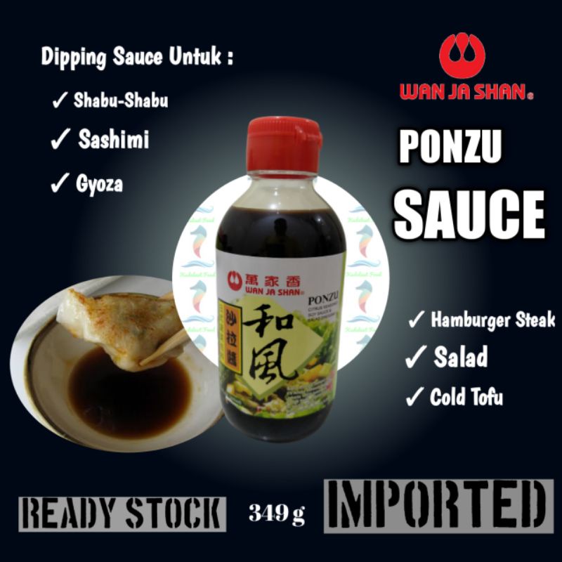 

Wanjashan - PONZU SAUCE / SAOS PONZU - Dipping Sauce; 349 g