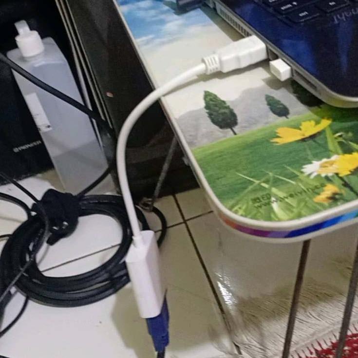 Harga TERMURAAH.. KABEL ADAPTER HDMI KE VGA FEMALE LAPTOP TV MONITOR NOTEBOOK CONVERTER KONVERTER  S