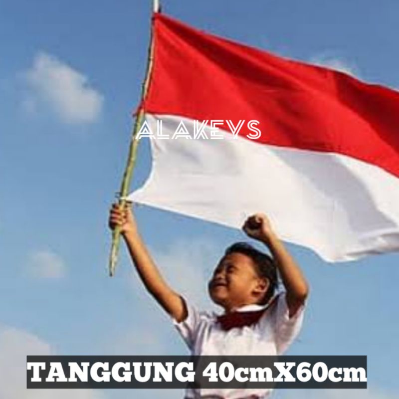 BENDERA MERAH PUTIH BENDERA AGUSTUSAN  KAIN SATIN