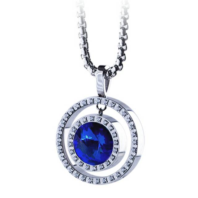 Kalung KK Liforce Royal Blue Sapphire