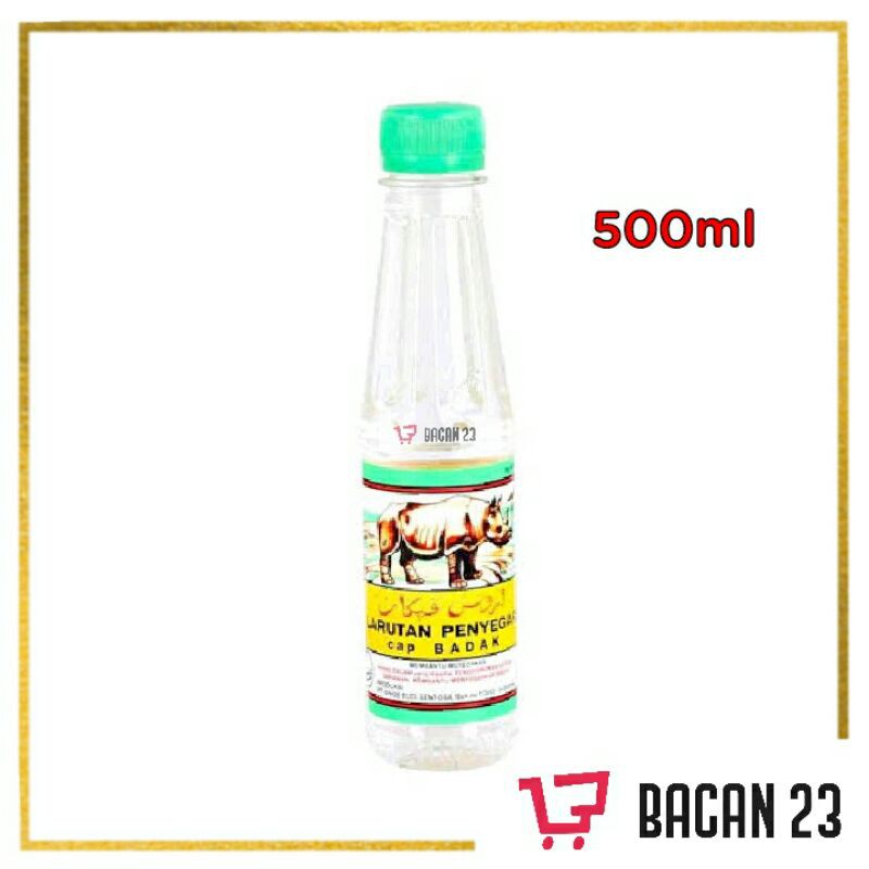 Larutan Penyegar Cap Badak Botol ( 500ml ) / Minuman Penyegar / Bacan 23 - Bacan23