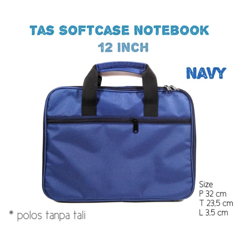 INBAGS Tas Softcase Notebook 12 inch Murah Dengan Busa