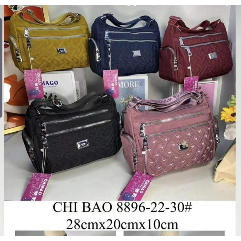 Tas slempang chibao 8896 ory bahan kanvas