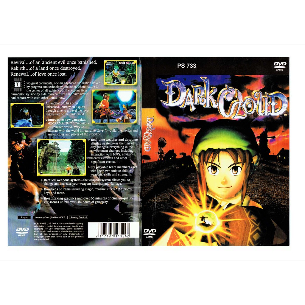 Kaset PS2 Dark Cloud