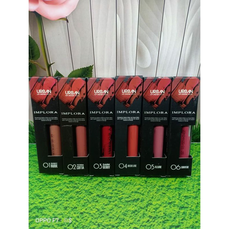 LIP CREAM IMPLORA MATTE BPOM NO 1-6