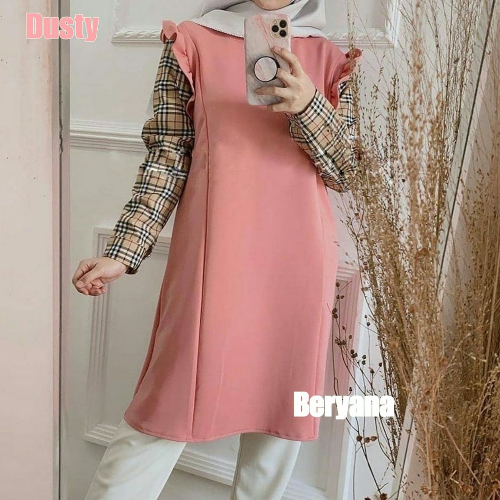 FWG - TUNIK BERYANA / TUNIK JUMBO WANITA / ATASAN TUNIK WANITA TERBARU / BAJU WANITA TUNIK