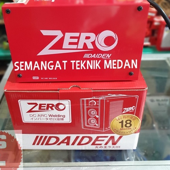 DAIDEN ZERO MESIN TRAFO LAS WELDING INVENTER 120 A AMPERE DAIDEN ZERO