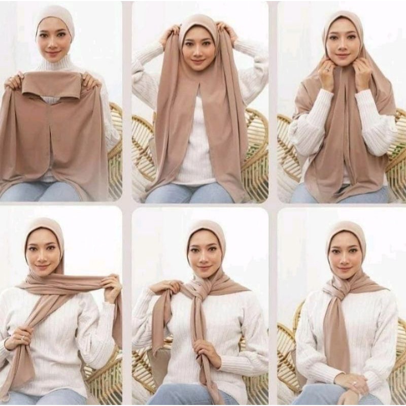 Hijab Instan Segitiga Jersey