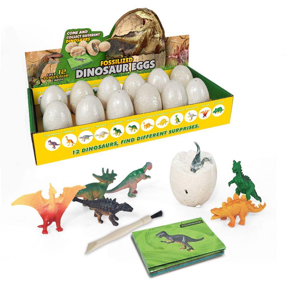 Needway Dinosaurus Menggali Telur Kit Anak-Anak Menggali Anak Laki-Laki Unik/ Perempuan Mainan Arkeologi Mainan Dinosaurus DIY Model Rakit Alat Penggali Paleontologi Dinosaurus Mainan Edukasi