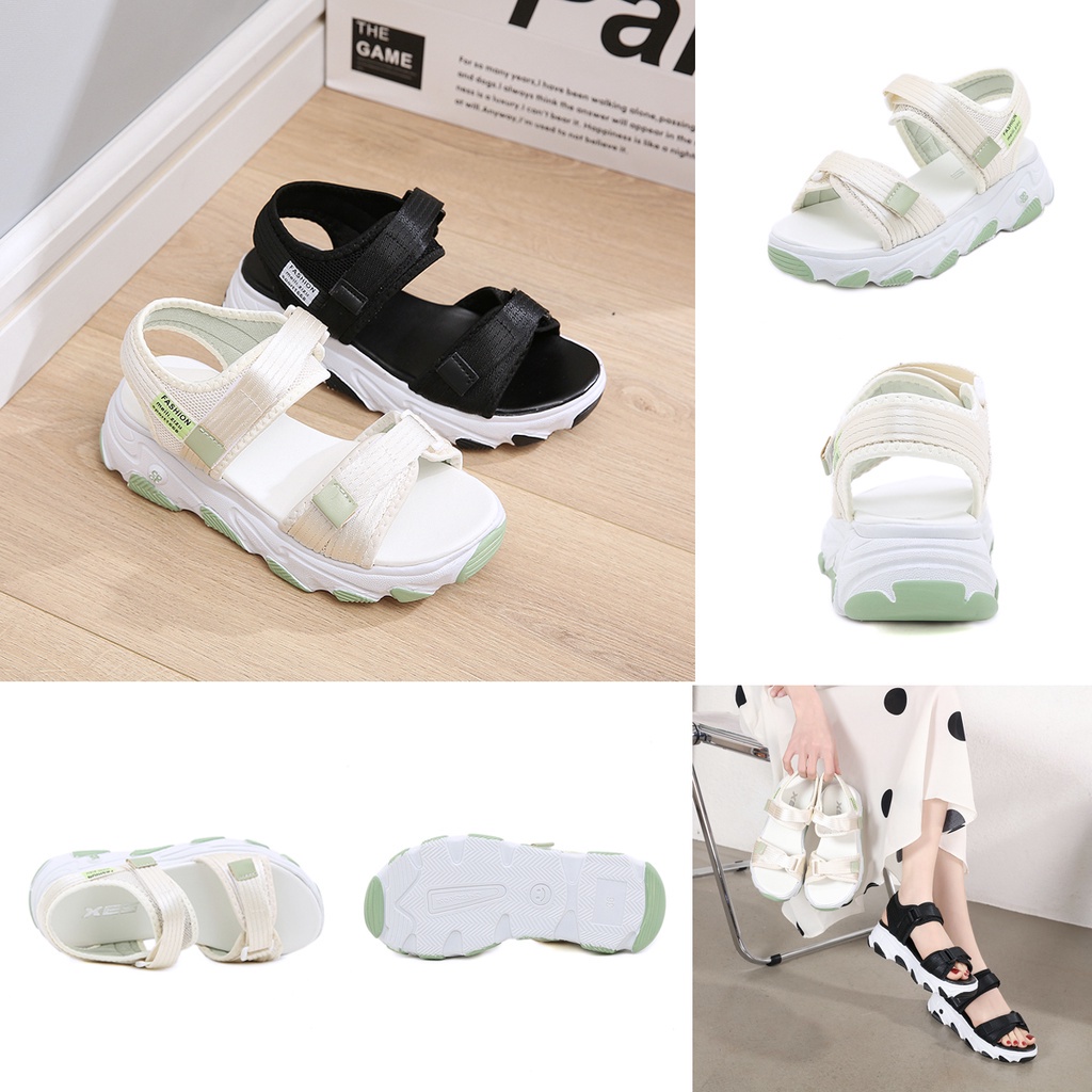 Sandal Sendal Kasual Import Wanita - MEILI Z-7 Sandal Korean Style Outdoor Traveling Santai