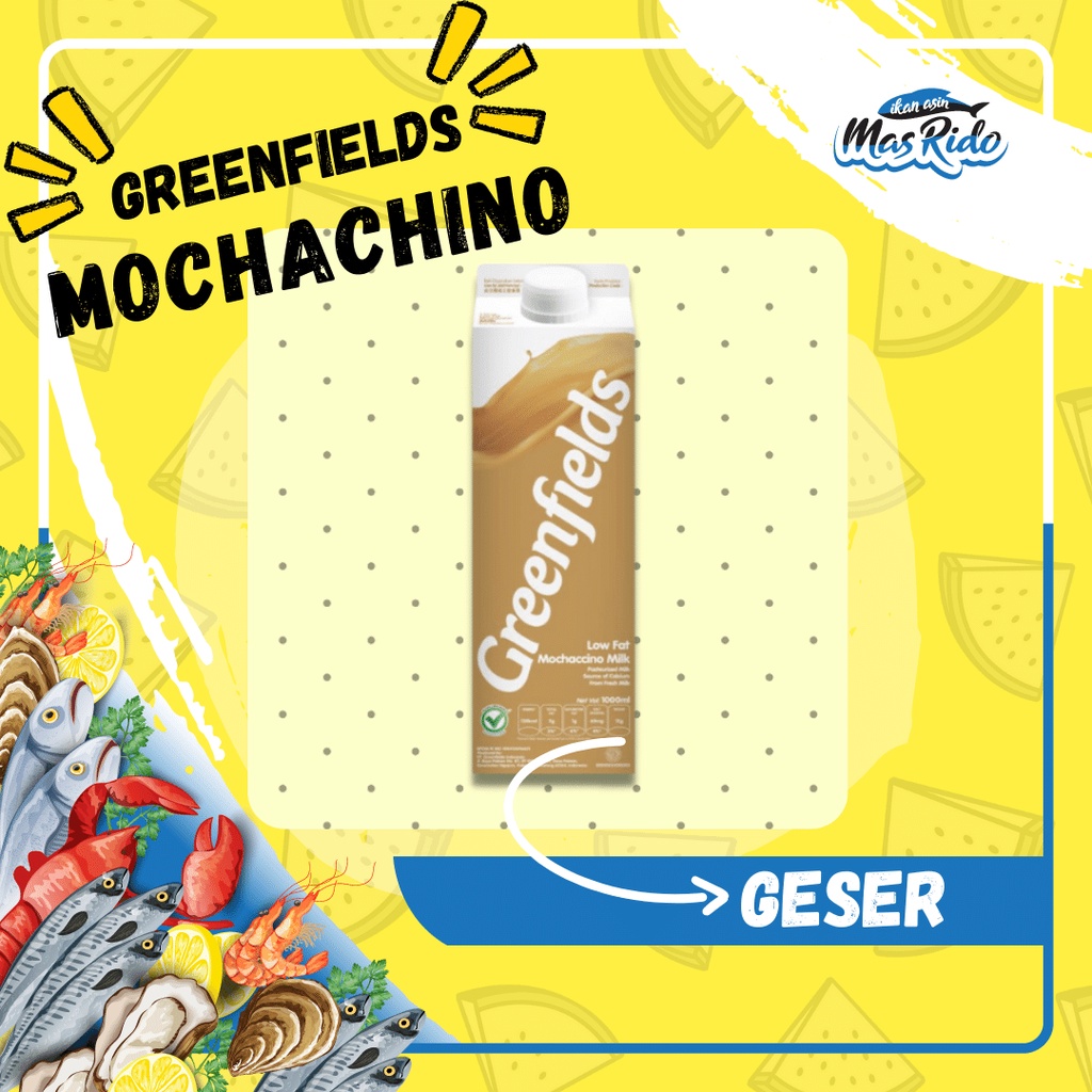 

Susu Greenfields Fresh Milk Low Fat Mochacinno Susu Segar Rasa Mokachino Premium Termurah