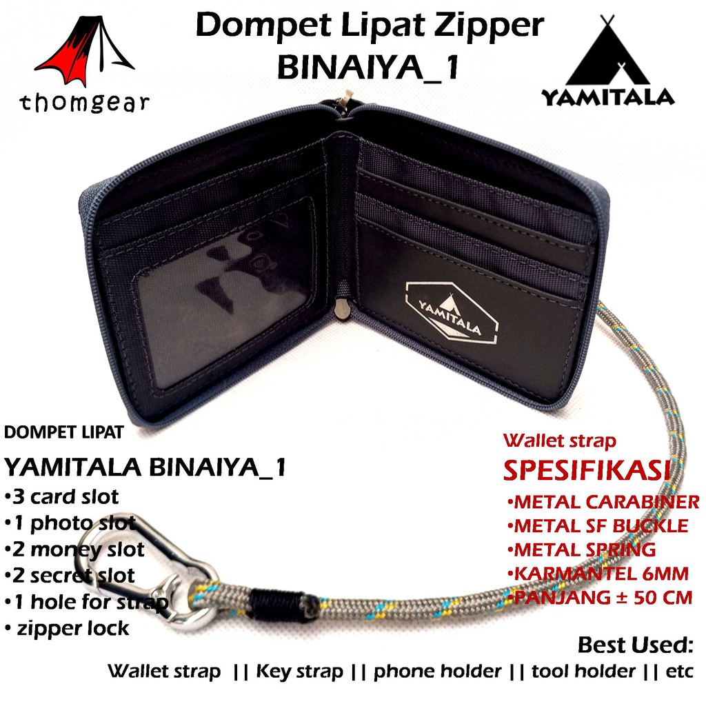 Thomgear Yamitala Dompet Lipat Binaiya 1 Original Yamitala