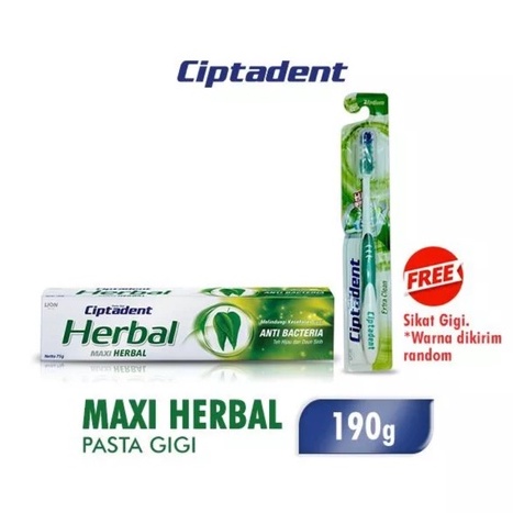 Ciptadent Pasta Gigi Herbal Tube 190gr