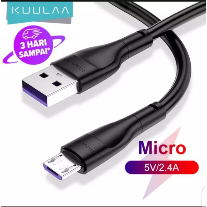 KUULAA Kabel Data USB TypeC,Micro, Lightning QC