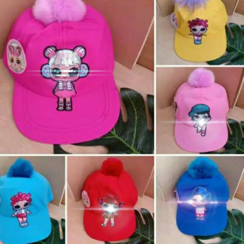 topi lol led pompom