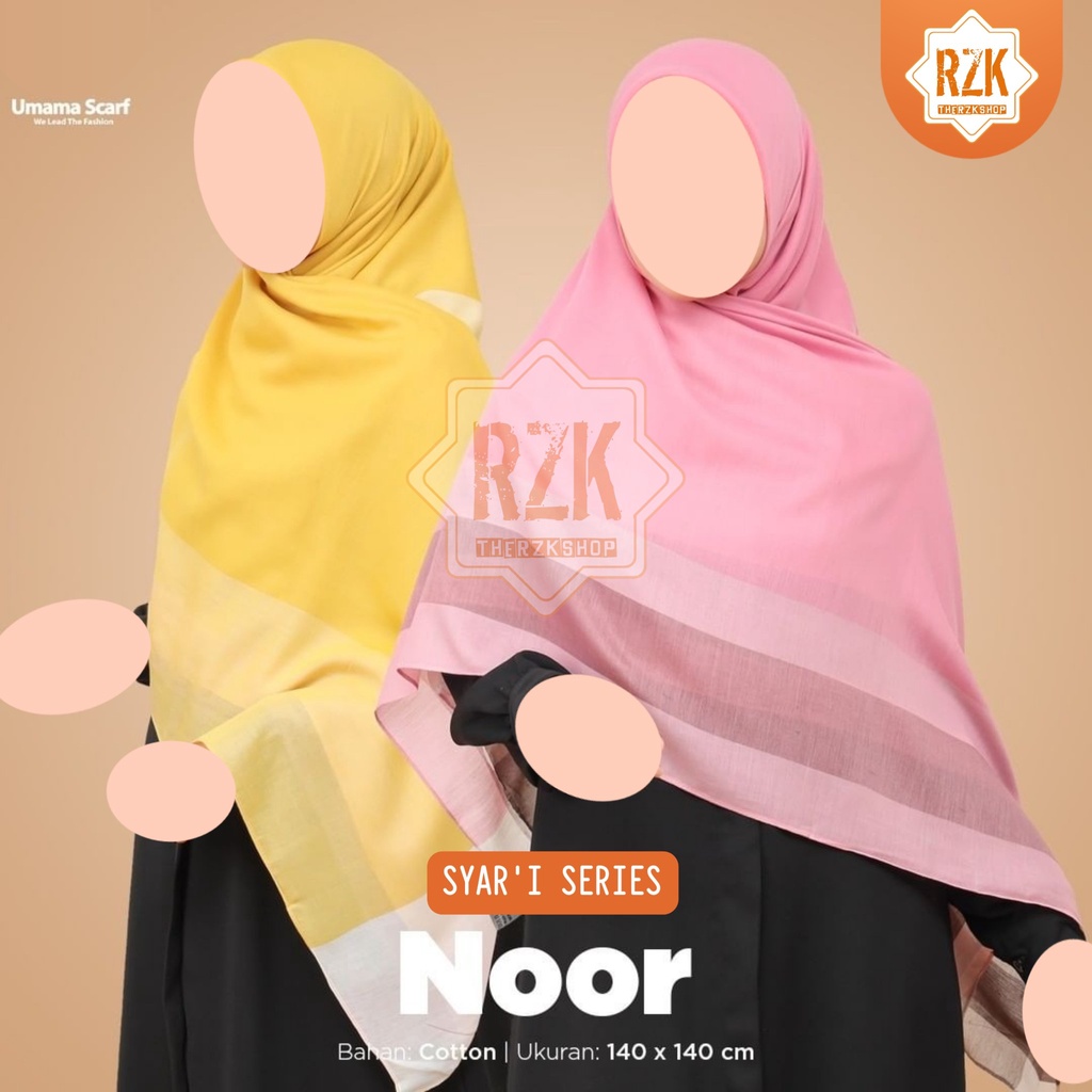 Jilbab Syari Noor by Umama | GROUP WARNA #5 | Hijab Ukuran Syari