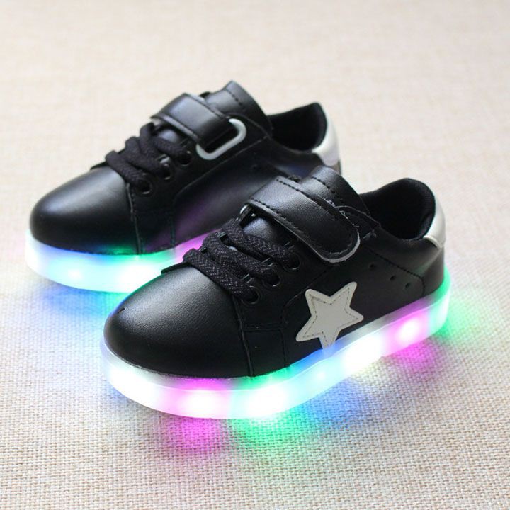 Sepatu Anak / LED North Star - Black