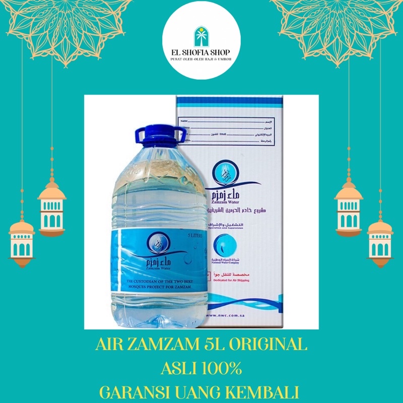 Air Zamzam 5 Liter 100% Original