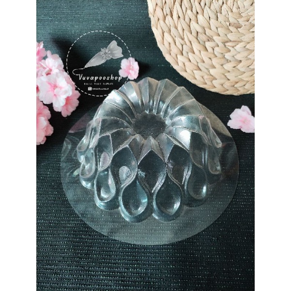 Cetakan Puding Luxury L303 / Cetakan Puding Plastik / Loyang Puding Plastik / Cetakan Pudding